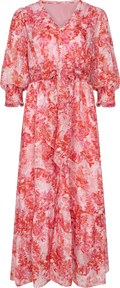 Gyri Leave Dress - Rosa