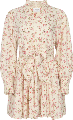 Delphine Flower Dress - Pink Flower