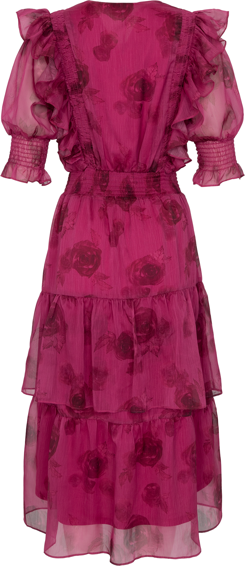 Astrid Chiffon Dress - Rosa