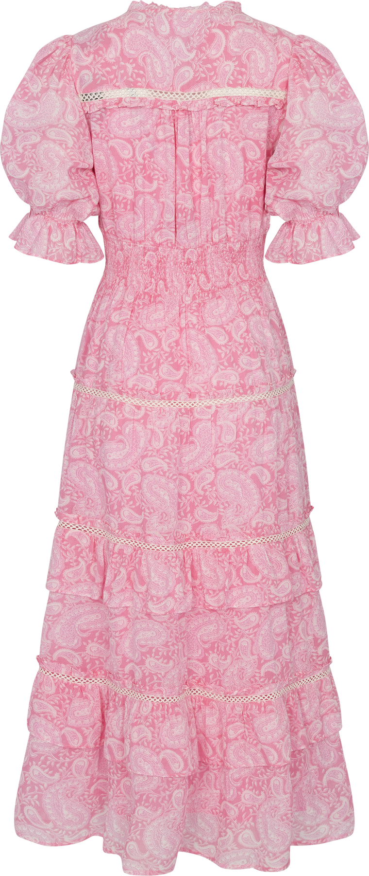 Vera Paisley Dress - Pink Paisley