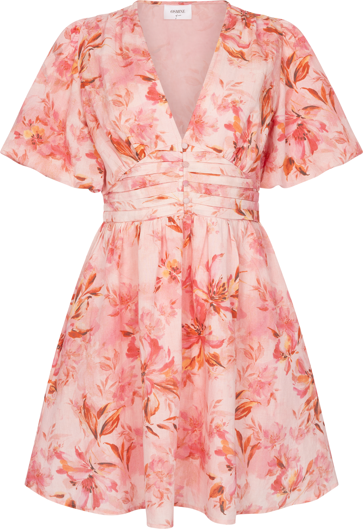 Nordis Print Miniklänning - Rosa