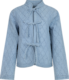 Emma Tieband Quilt Jacket - Blue