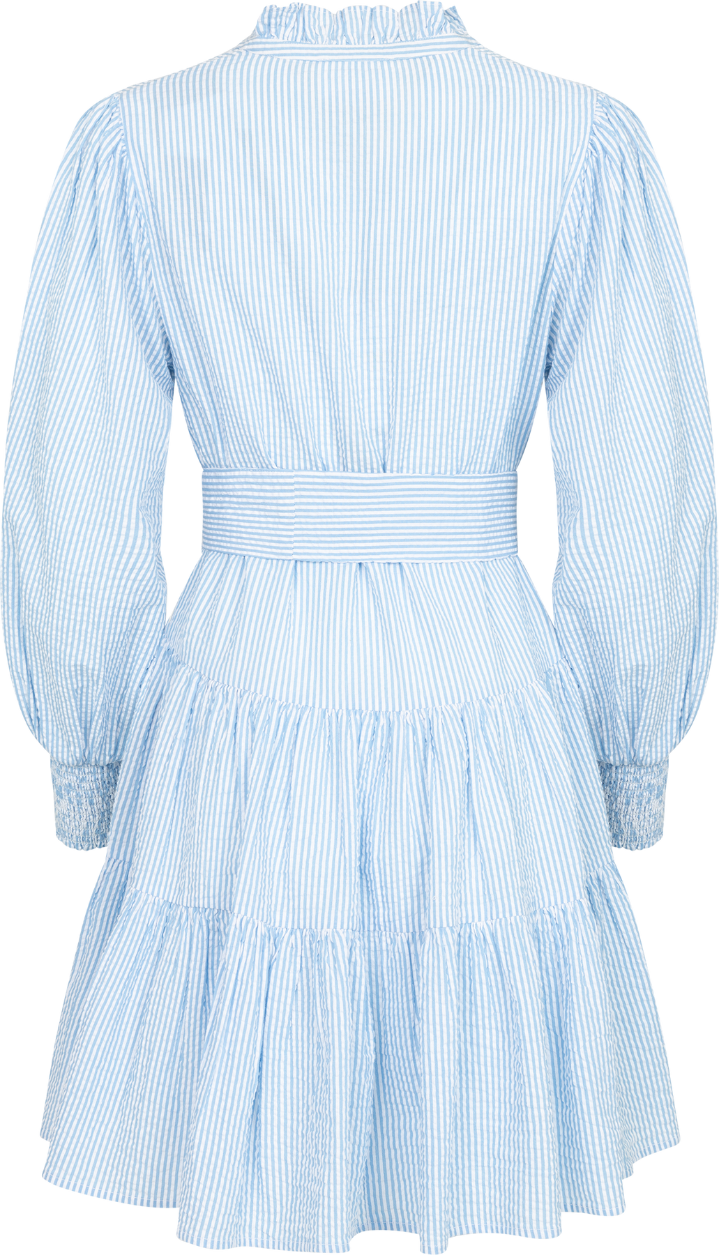 Delphine Stripe Dress - Blå randig