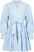 Delphine Stripe Dress - Blå randig
