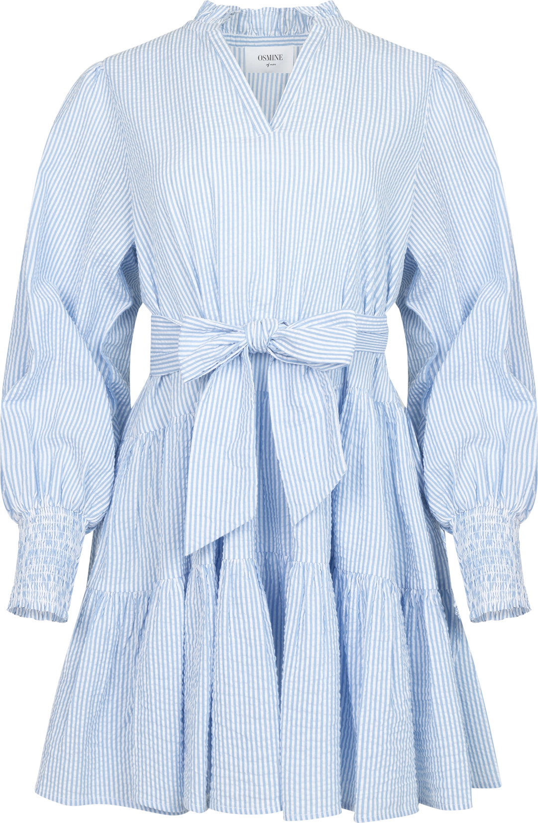 Delphine Stripe Dress - Blue Stripe