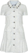 Boucle Mini Dress - Blå