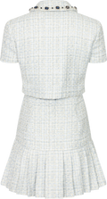 Boucle Mini Dress - Blå