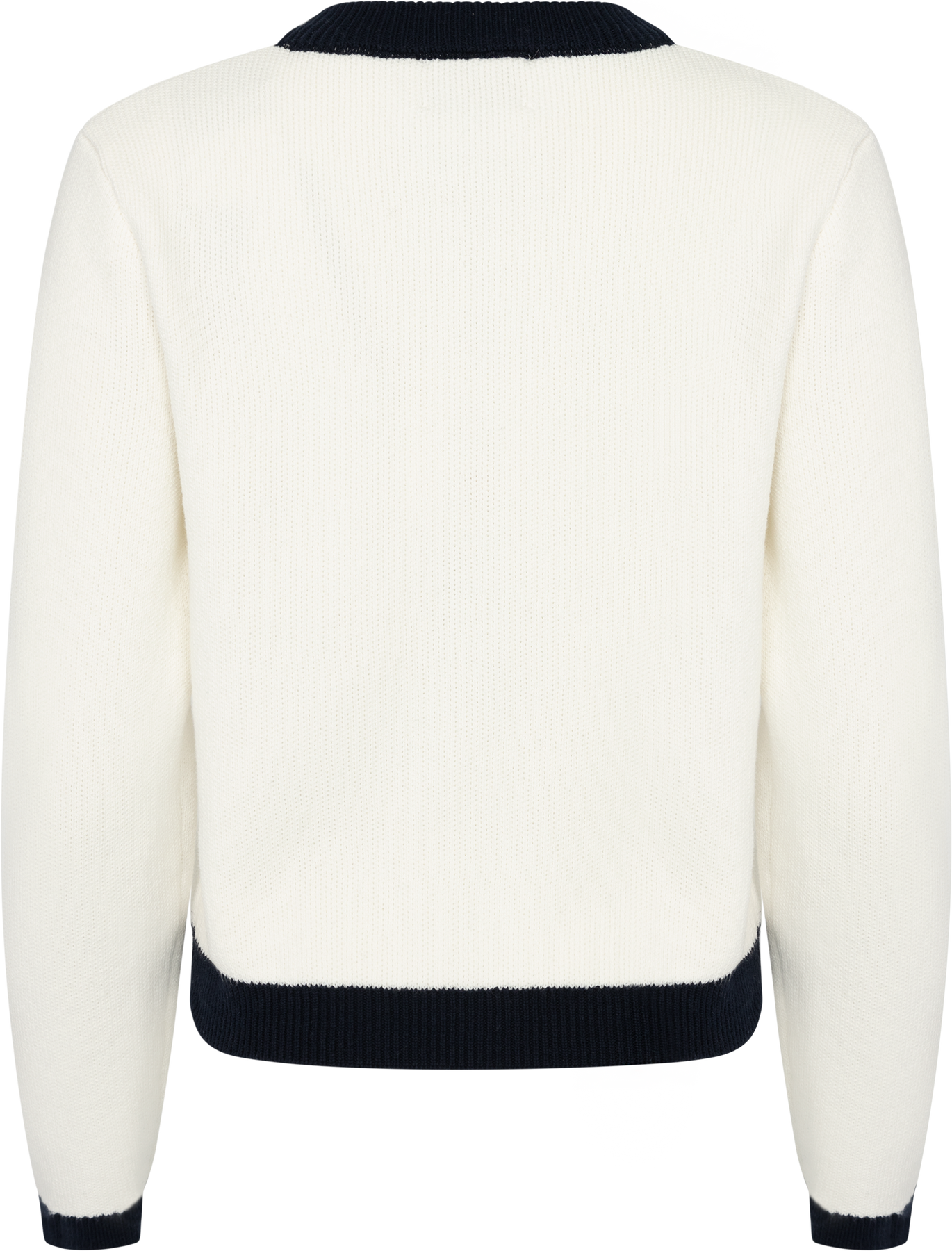 Jeanette Contrast Cardigan - Off White