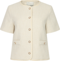 Amelia Short Sleeve Jacket - Off White