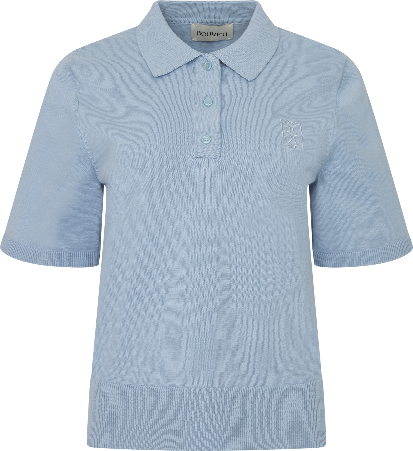 Esther Polo Knit Top - Blue