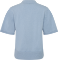 Esther Polo Knit Top - Blue