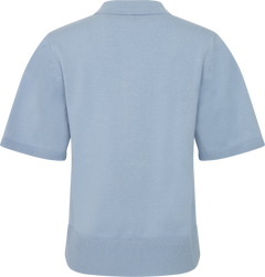 Esther Polo Knit Top - Blue