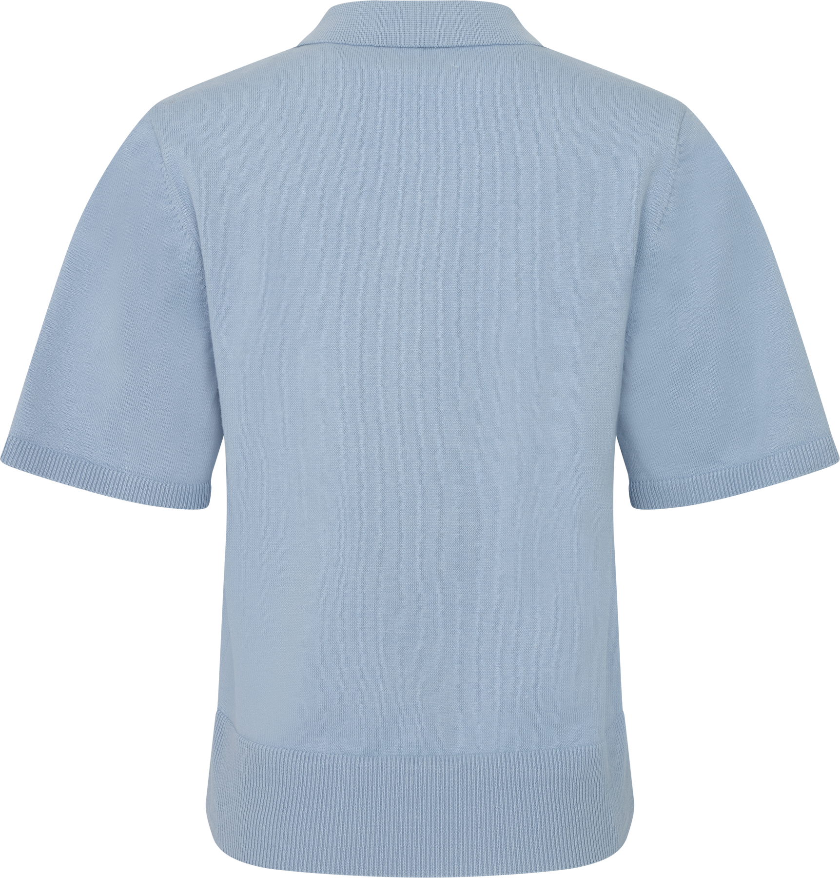 Esther Polo Knit Top - Blue