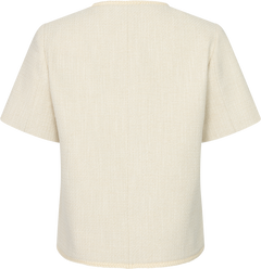 Amelia Short Sleeve Jacket - Off White