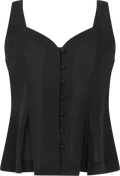 Pia Tjelta Sparrow Topp, Svart