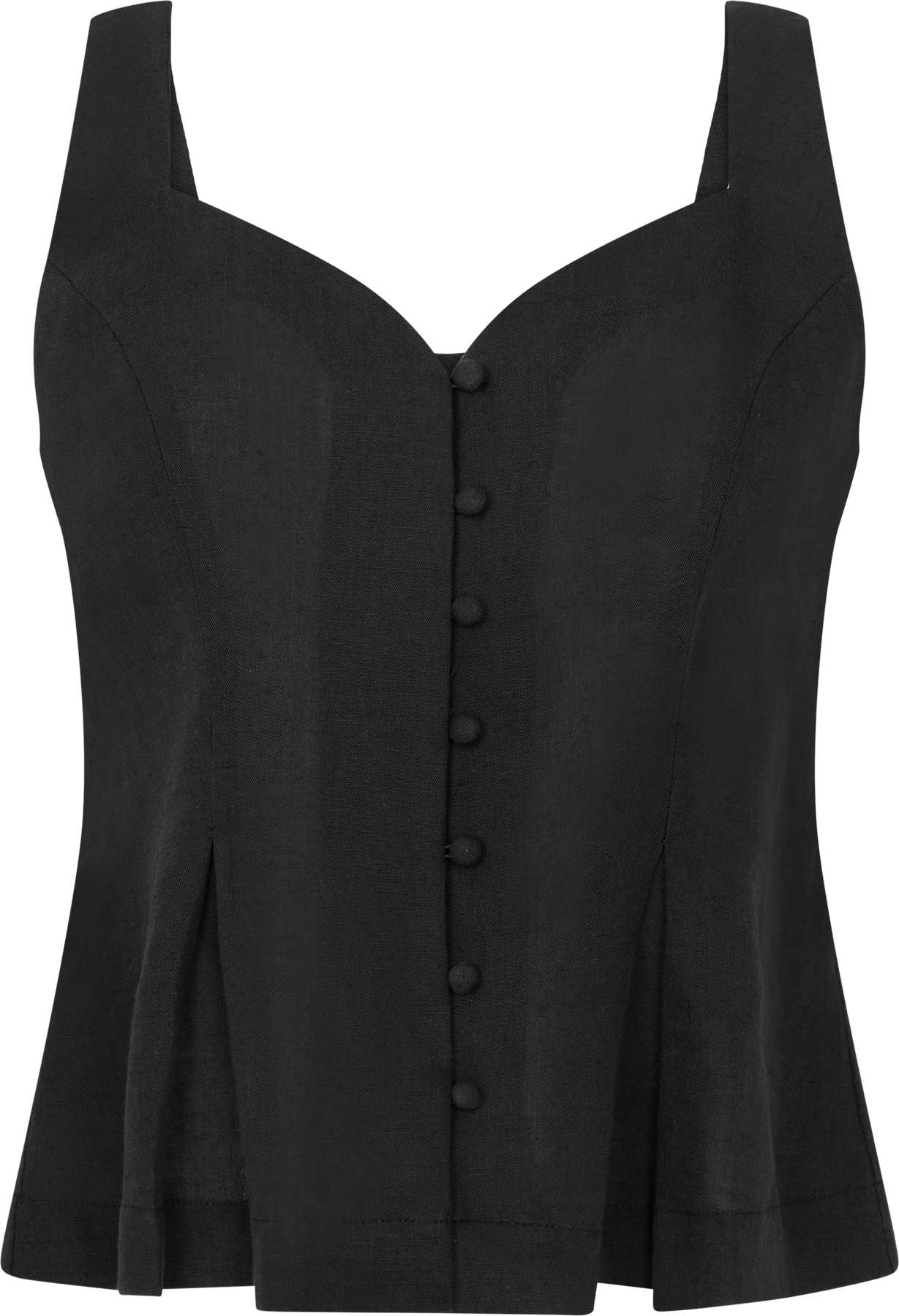 Pia Tjelta Sparrow Topp, Svart