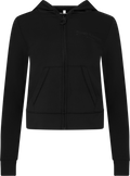 Ennis Fitted Long Sleeve Hoodie - Black