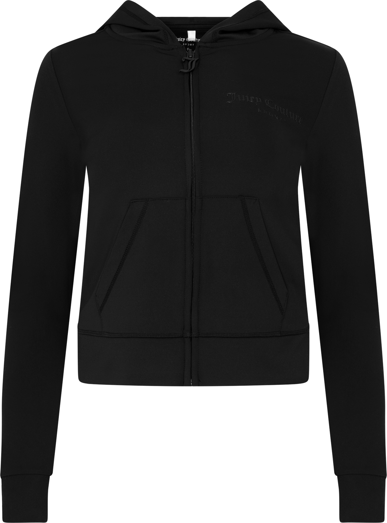 Ennis Fitted Long Sleeve Hoodie - Black