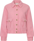 Tone Tweed Jacket - Ljusrosa