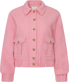 Tone Tweed Jacket - Light Pink