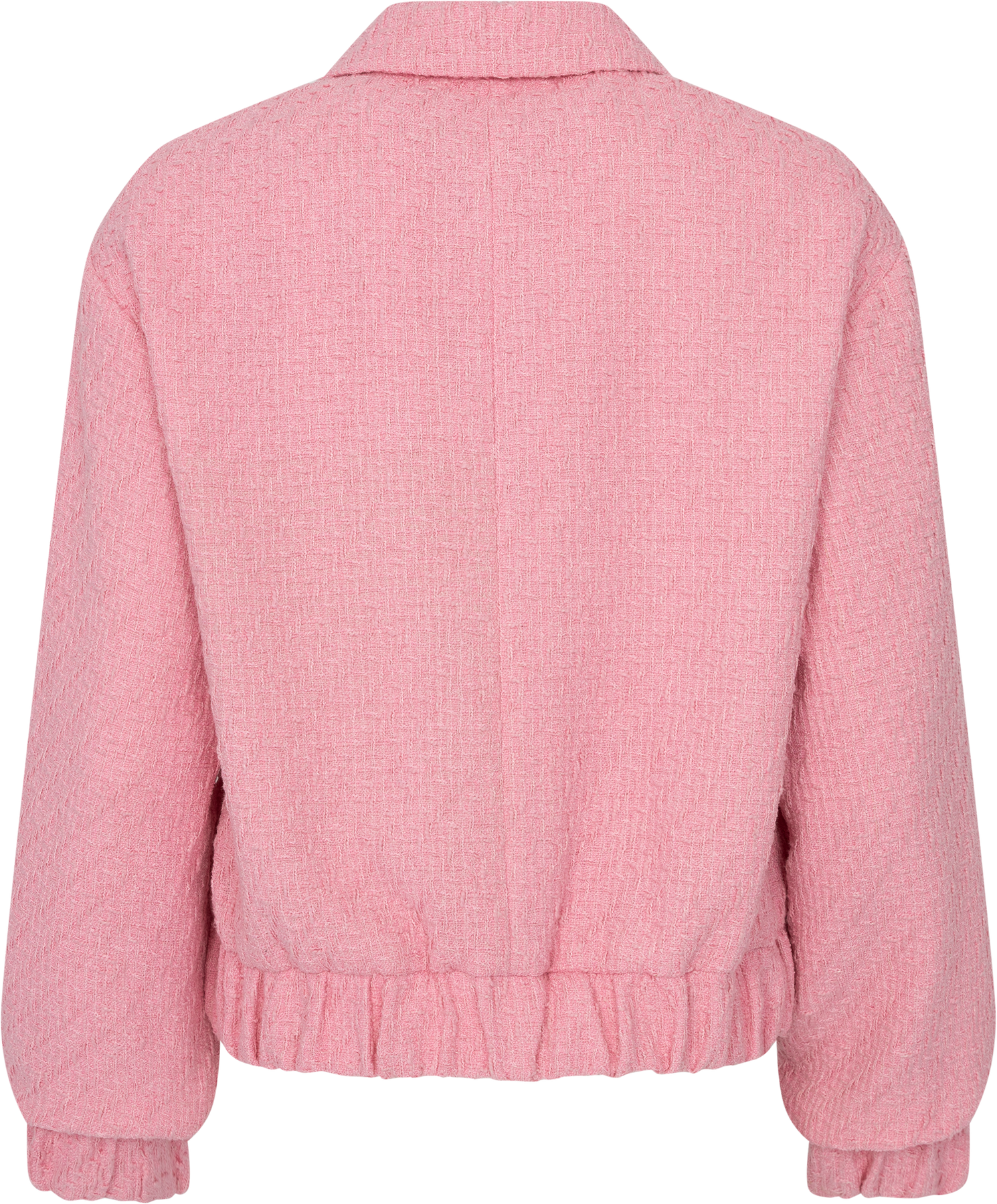 Tone Tweed Jacket - Ljusrosa