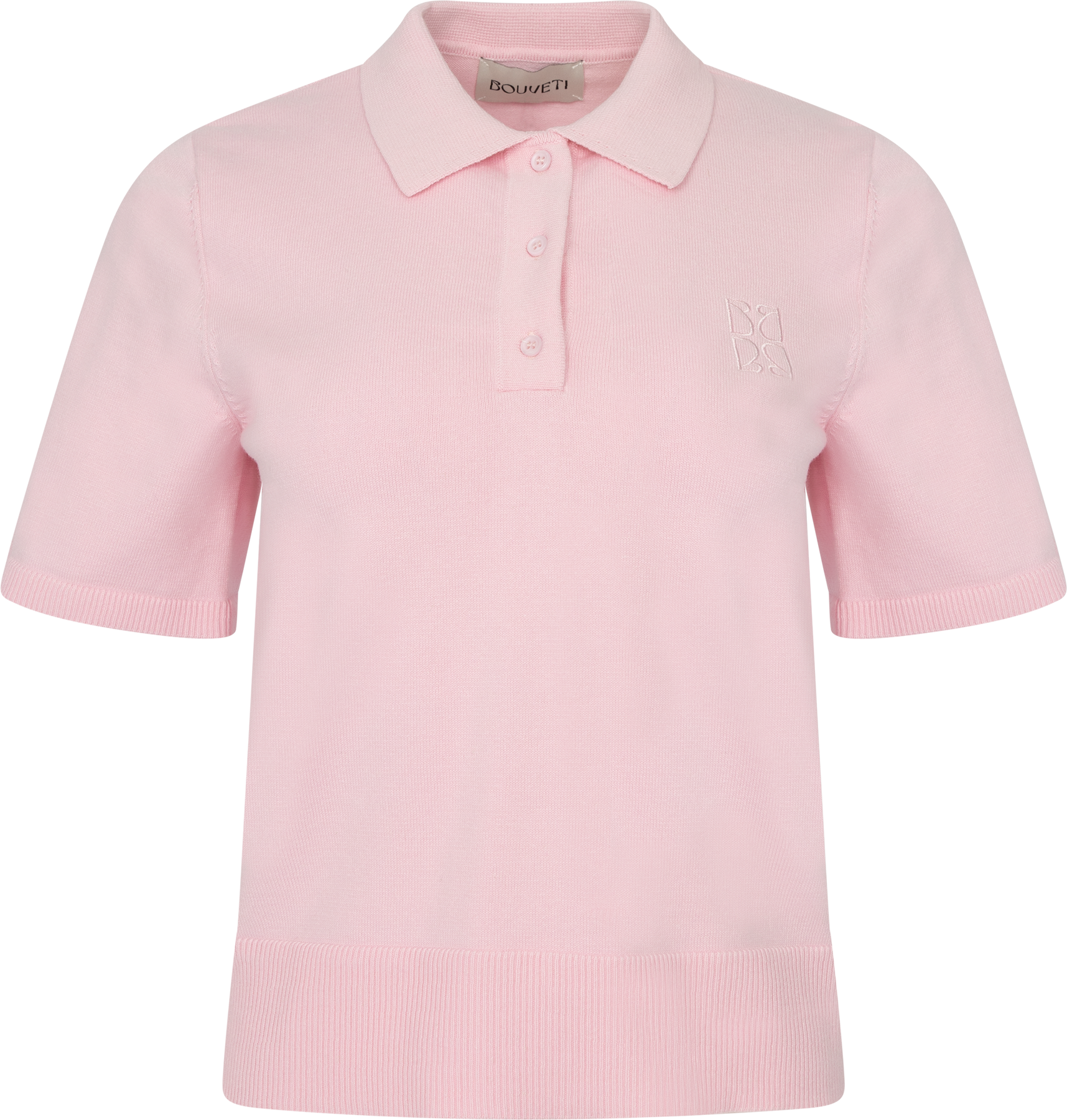 Esther Polo Knit Top - Rosa
