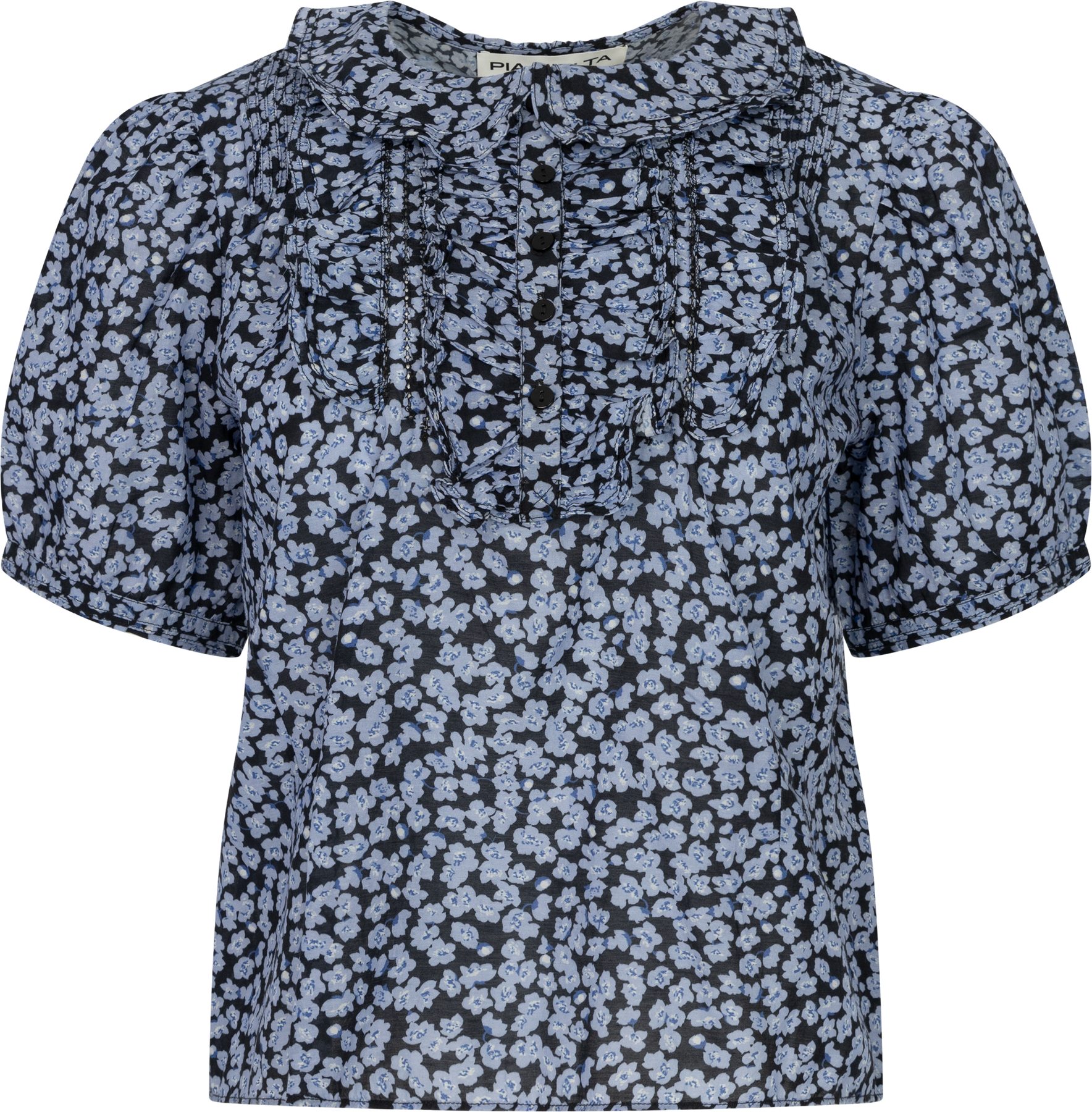 Bergljot Retro Flower - Svart