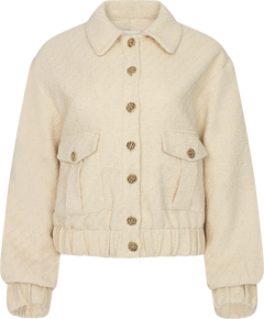 Tone Tweed Jacket - Off White