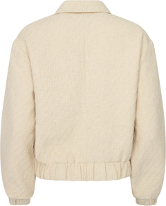 Tone Tweed Jacket - Off White