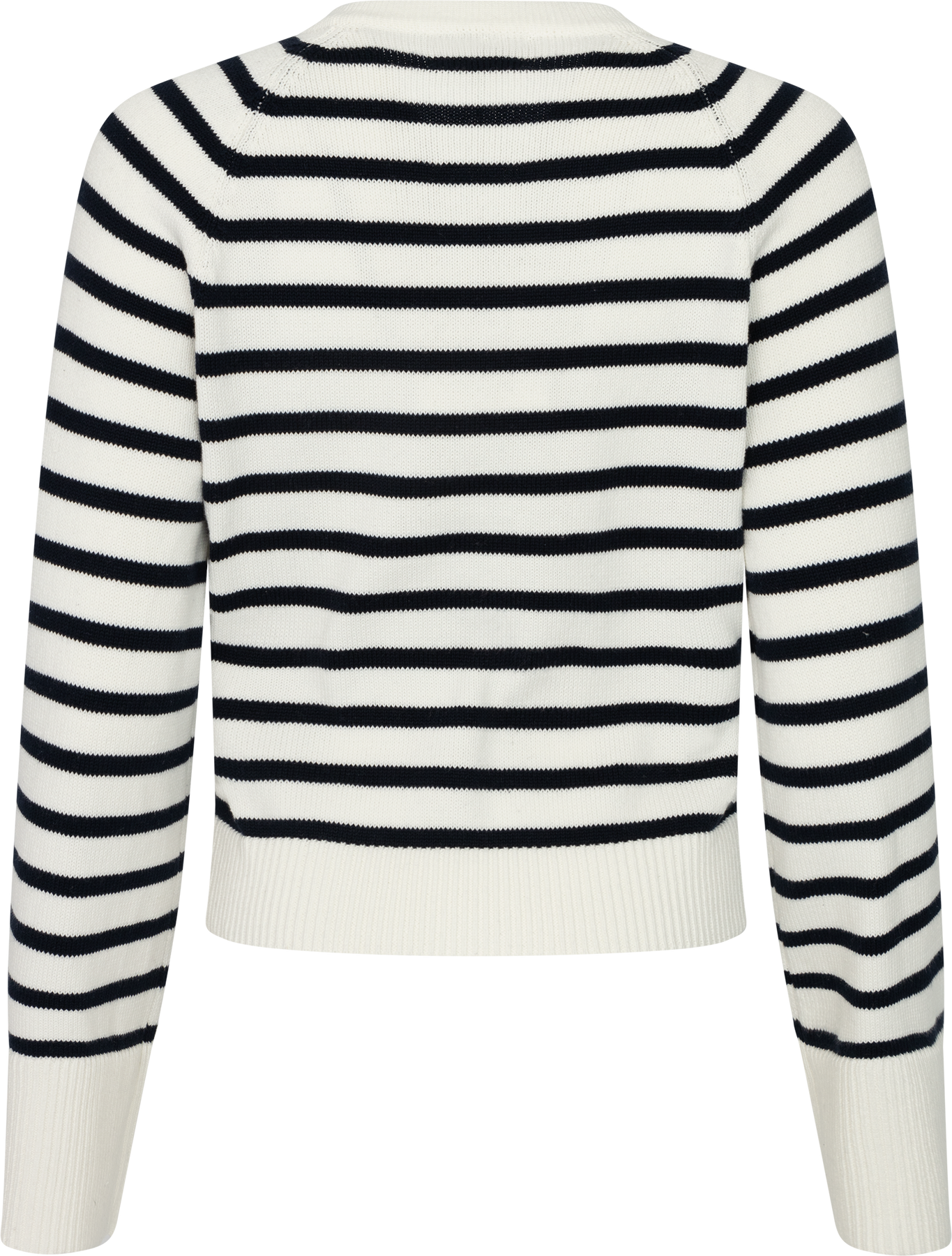 Pernille Knit Cardigan - Marinblå randig