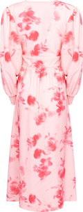Adelic Long Dress - Rosa blommig midiklänning
