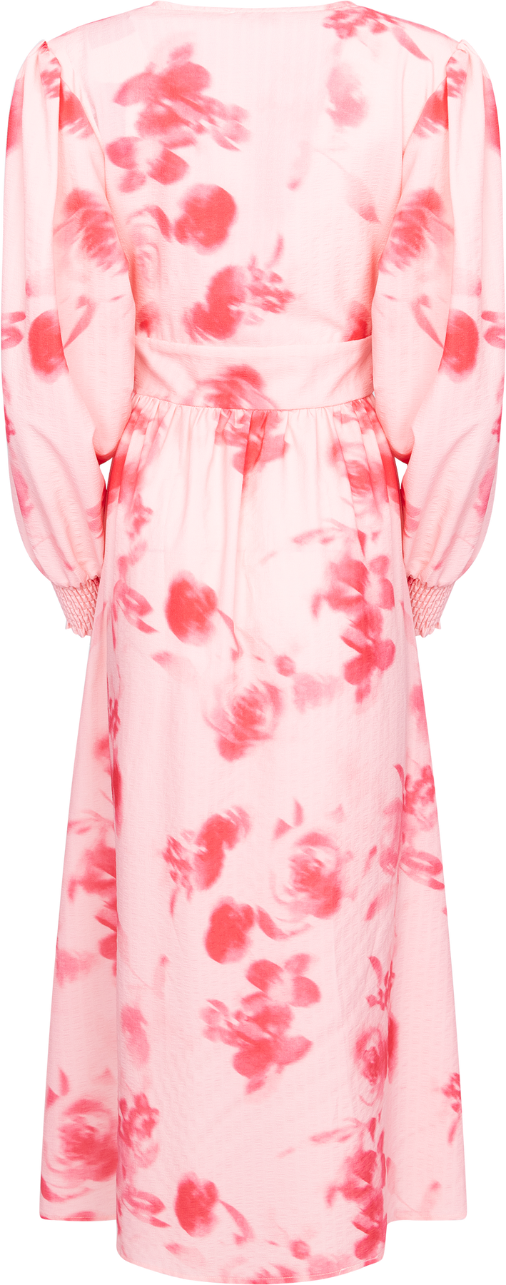 Adelic Long Dress - Rosa blommig midiklänning
