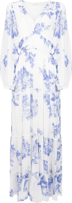 Noor Maxi Dress - Floral Blue