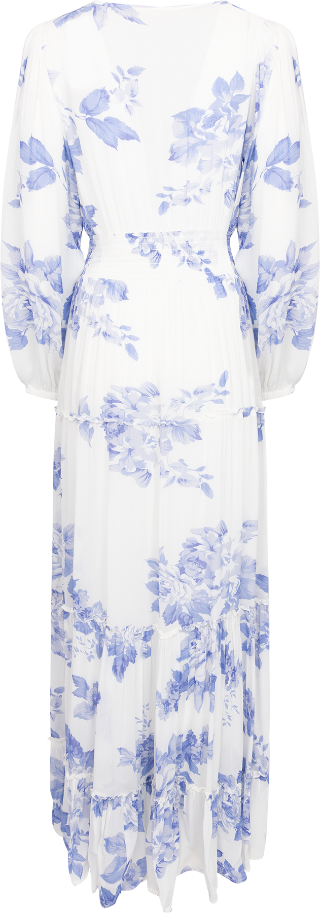 Noor Maxiklänning - Blå blommig