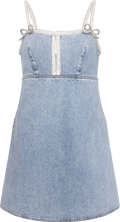 Denim Pearl Miniklänning - Ljusblå