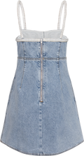 Denim Pearl Miniklänning - Ljusblå
