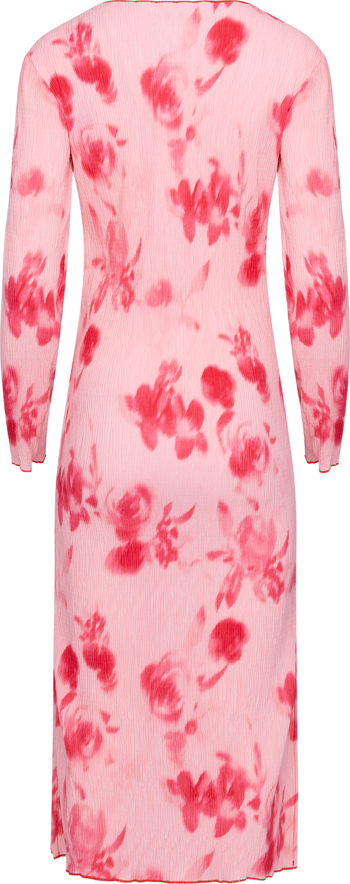 Odaic Dress - Abstract Pink Flower Print