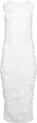 Miraic Mesh-klänning - White Flower