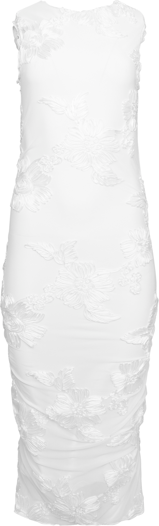 Miraic Mesh-klänning - White Flower