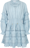 Sol Voile Dress - Ljusblå