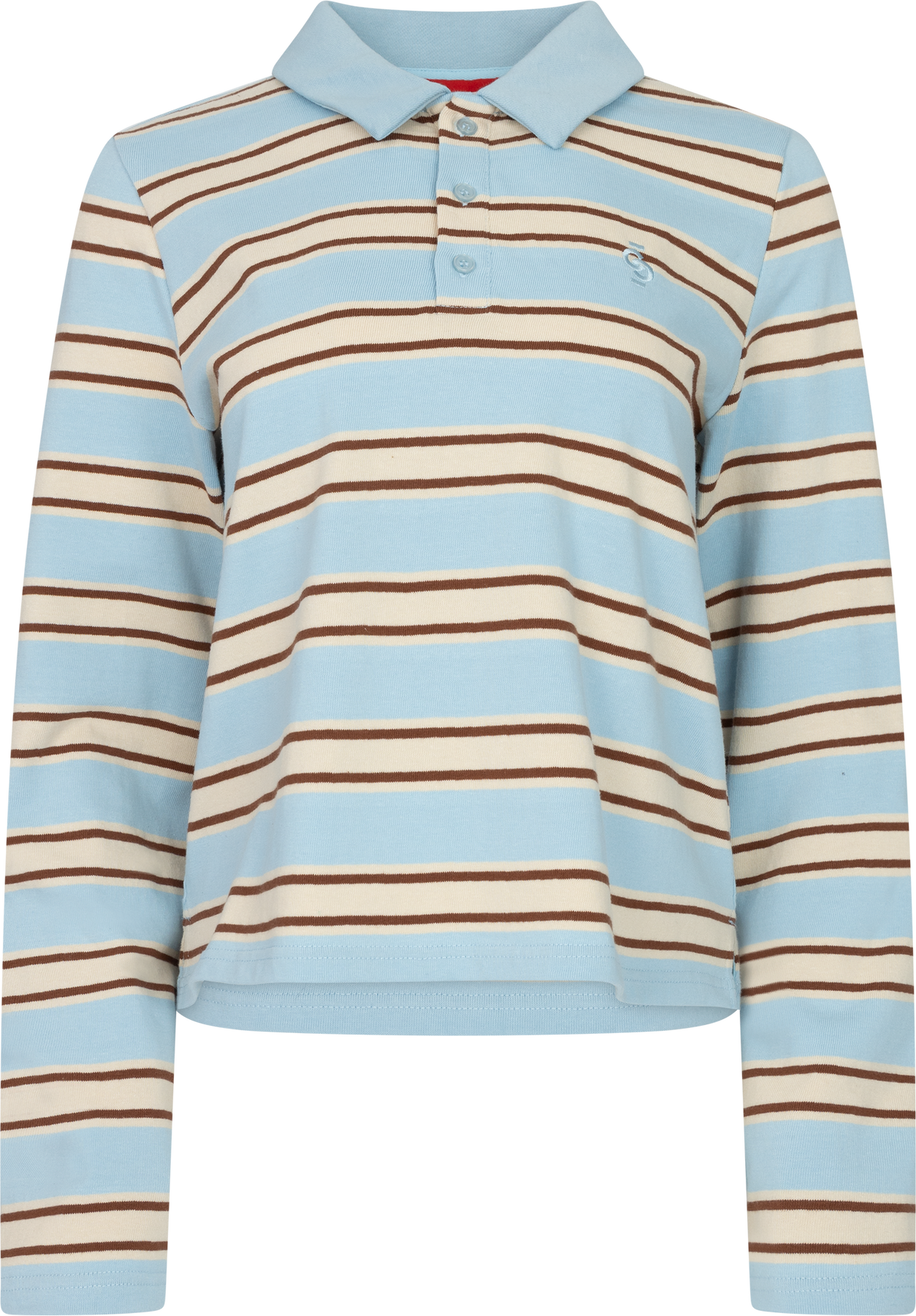Ally Blouse - Blue Milkshake Stripe
