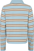 Ally Blouse - Blue Milkshake Stripe