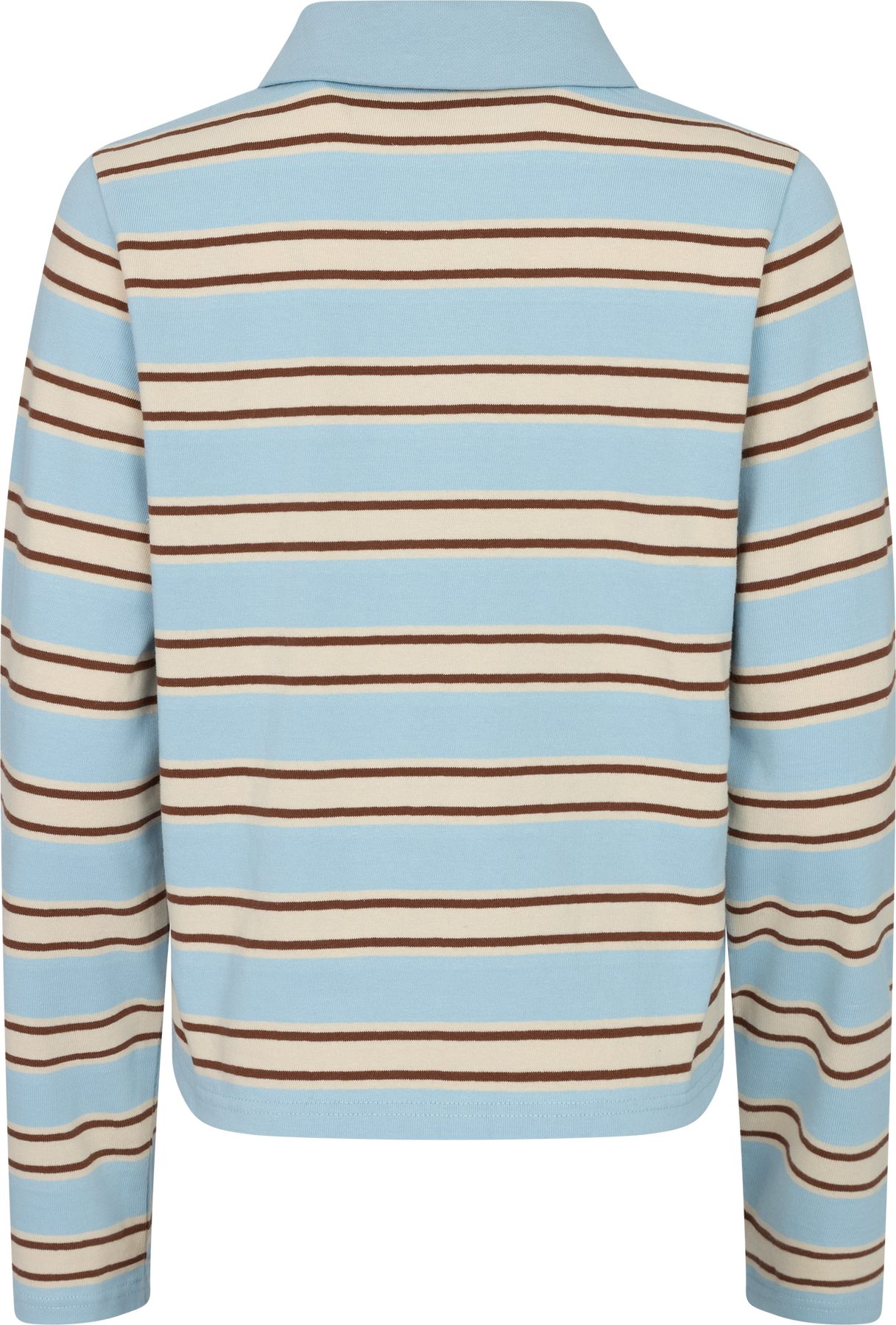 Ally Blouse - Blue Milkshake Stripe