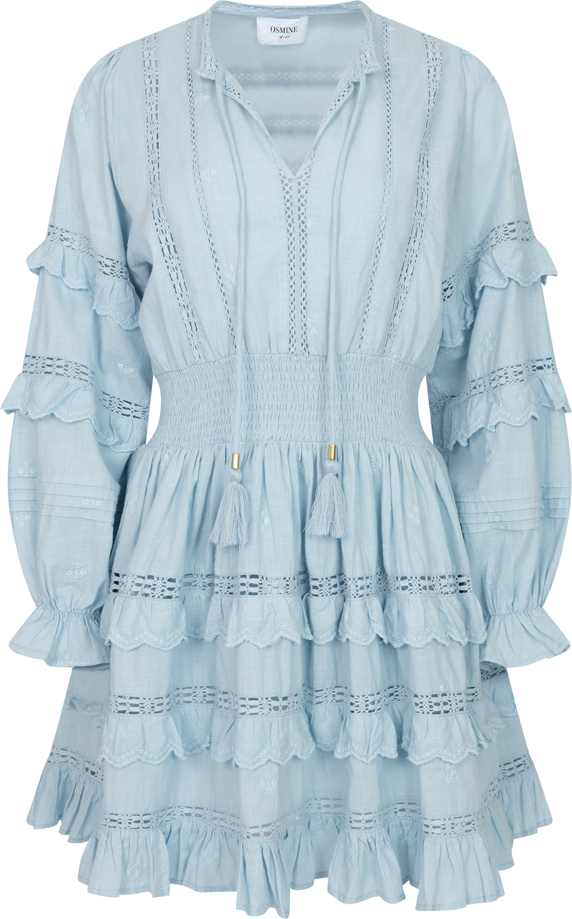 Sol Voile Dress - Ljusblå