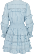 Sol Voile Dress - Ljusblå