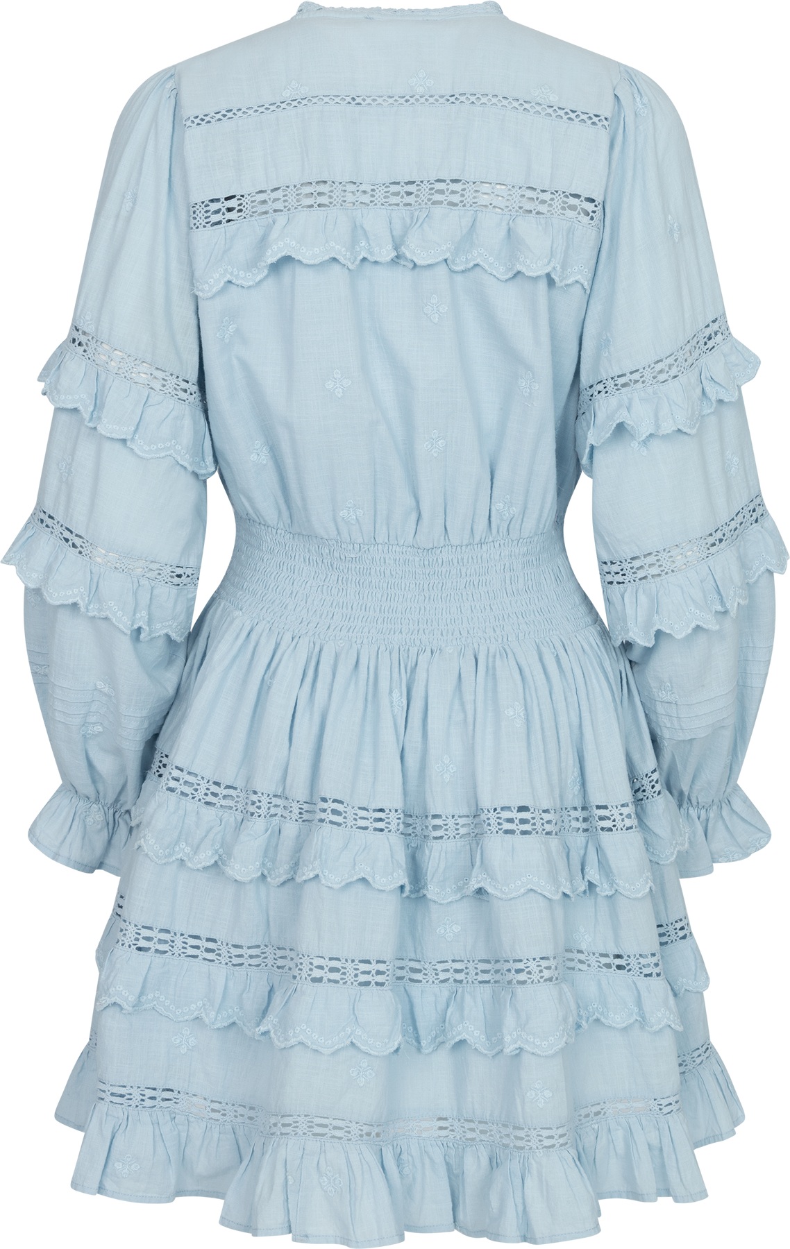 Sol Voile Dress - Ljusblå