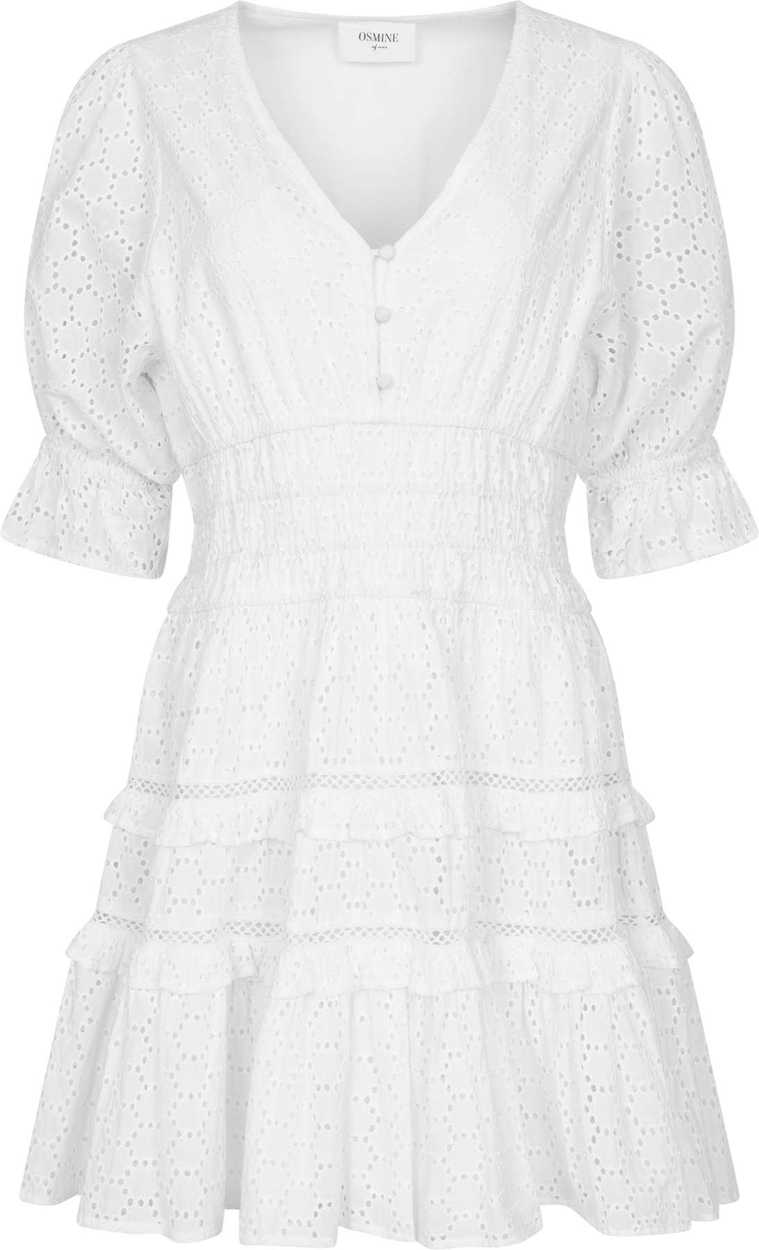 Valeria B Anglaise Dress - Vit
