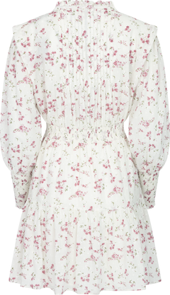 Evina Cotton Dress - Pink Dobby