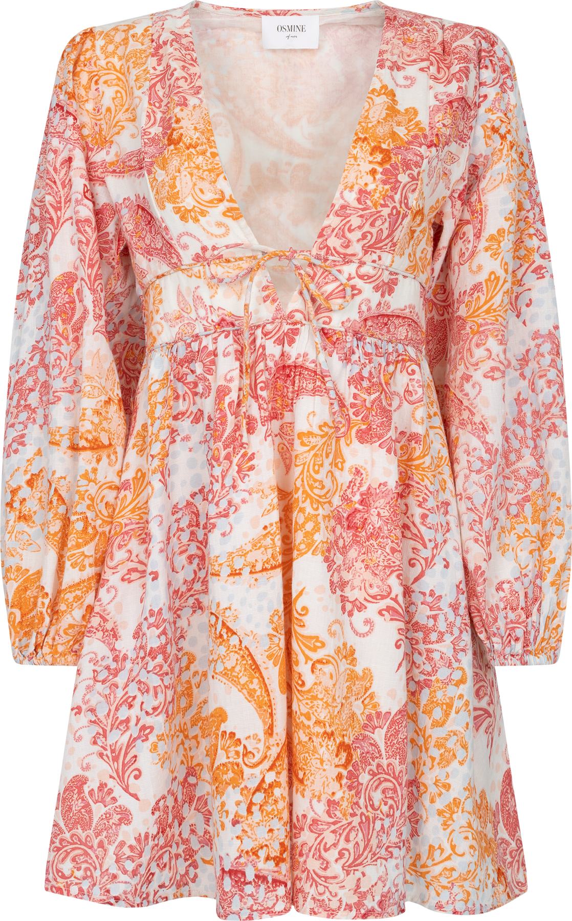 Runa Linen Miniklänning - Rosa