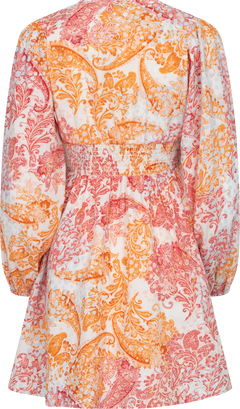 Runa Linen Mini Dress - Pink